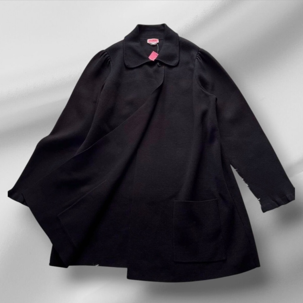 NWT Kate Spade Ruffle Sweater Jacket - Single Button
